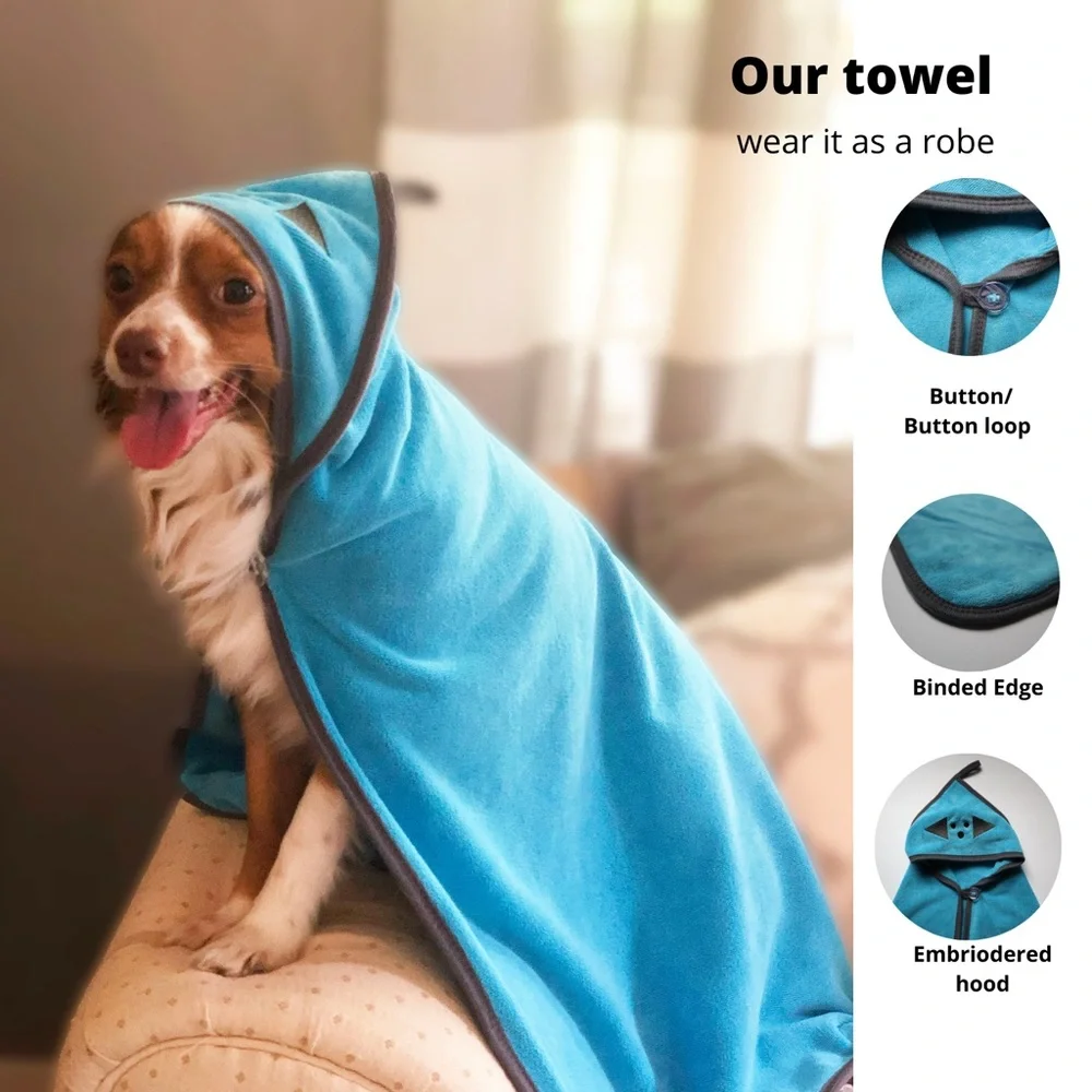 Penny & Niko Pet Towel and Mitt Gift Set - New -